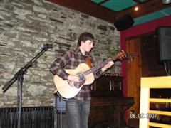 Gareth Pearson  At Mc Grorys bar